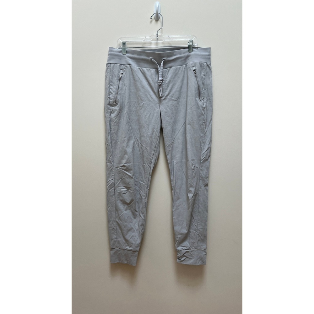 Athleta Women Trekkie North Jogger 16 Grey Activewear Hiking Travel Zip